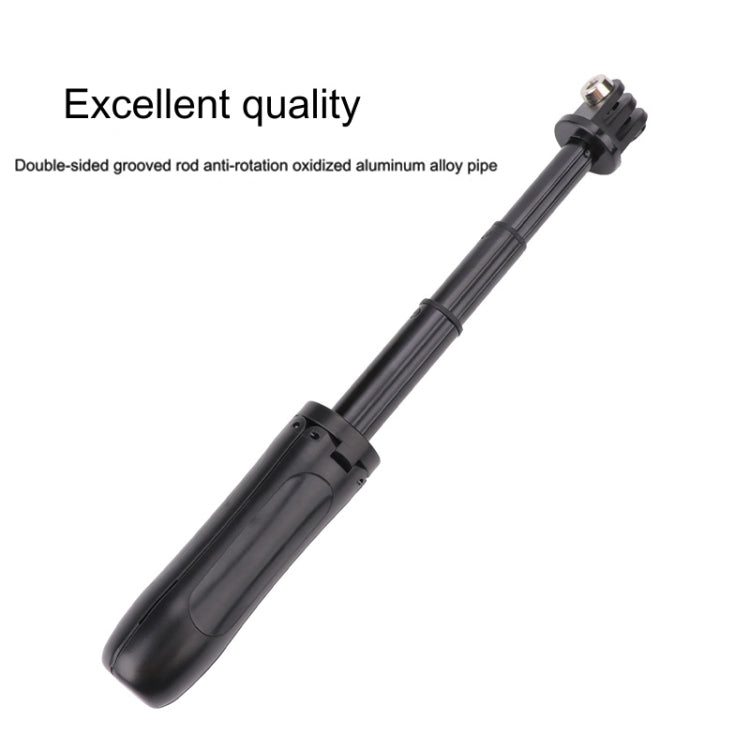 อเนกประสงค์ที่วางขาตั้งกล้องแบบพับได้เซลฟี่ Monopod Stick สำหรับ GoPro Hero11 สีดำ / HERO10 สีดำ / HERO9 สีดำ / HERO8 / HERO7 / 6/5/5 เซสชัน / 4 เซสชัน / 4/3+ / 3/2/1, Insta360 ONE R, DJIOsmo Action และกล้องแอคชั่นอื่นๆ ความยาว: 12-23 ซม               ...