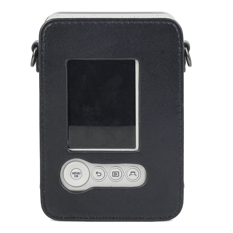 กระเป๋าหนัง PU ย้อนยุคกล้องตัวเต็มพร้อมสายรัดสำหรับ FUJIFILM instax mini Liplay, For FUJIFILM instax mini Liplay
