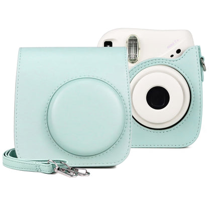 Retro Full Body PU Leather Case กระเป๋ากล้องพร้อมสายรัดสำหรับ FUJIFILM instax mini 7+, For FUJIFILM Instax Mini 7+