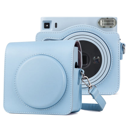 กระเป๋ากล้องหนัง PU แบบเต็มตัวพร้อมสายคล้องสำหรับ FUJIFILM instax Square SQ1