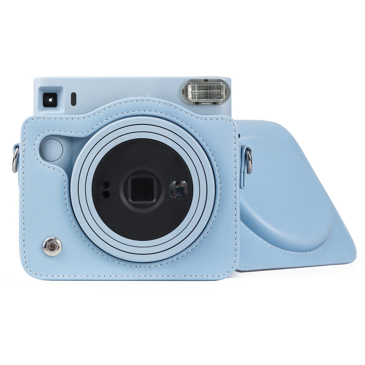 กระเป๋ากล้องหนัง PU แบบเต็มตัวพร้อมสายคล้องสำหรับ FUJIFILM instax Square SQ1