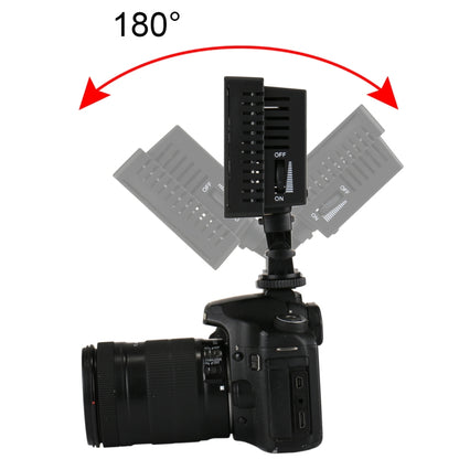 HD-160 แสงสีขาว LED Video Light กล้องการถ่ายภาพแสงเติมแสงสำหรับ Canon, Nikon, กล้อง DSLR พร้อมแผ่นกรอง 3 แผ่น, HD-160
