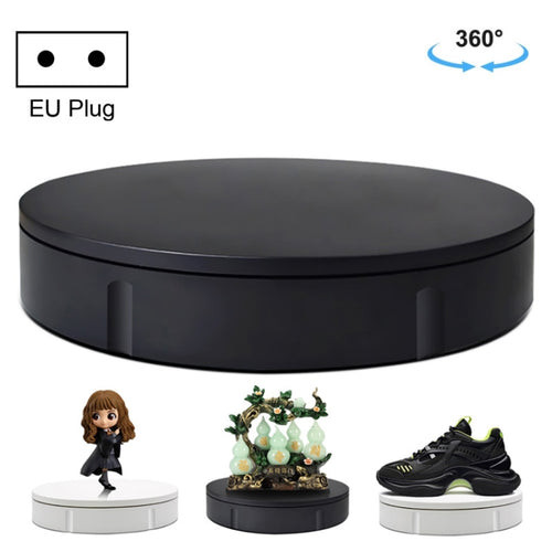 22 ซม.ไฟฟ้าหมุนขาตั้งจอแสดงผลอุปกรณ์ถ่ายภาพวิดีโอ Turntable,โหลด: 50 กก.,EU Plug, 22cm, EU Plug