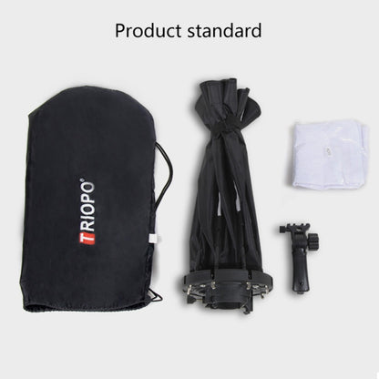 TRIOPO KS2-65 โหลดเร็ว 65 ซม. แฟลช Speedlite แปดเหลี่ยม Parabolic Softbox ดิฟฟิวเซอร์, KS2-65