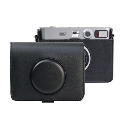 Retro Full Body กล้อง กระเป๋าหนัง PU พร้อมสายคล้องสำหรับ FUJIFILM instax mini Evo, For FUJIFILM instax mini Evo Retro