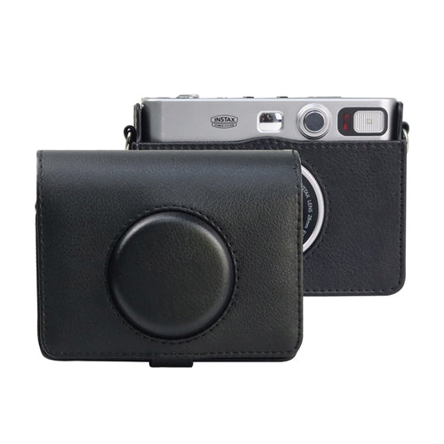 Retro Full Body กล้อง กระเป๋าหนัง PU พร้อมสายคล้องสำหรับ FUJIFILM instax mini Evo, For FUJIFILM instax mini Evo Retro