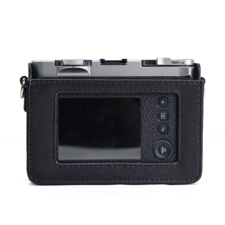 Retro Full Body กล้อง กระเป๋าหนัง PU พร้อมสายคล้องสำหรับ FUJIFILM instax mini Evo, For FUJIFILM instax mini Evo Retro