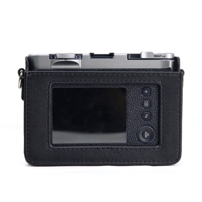 Retro Full Body กล้อง กระเป๋าหนัง PU พร้อมสายคล้องสำหรับ FUJIFILM instax mini Evo, For FUJIFILM instax mini Evo Retro