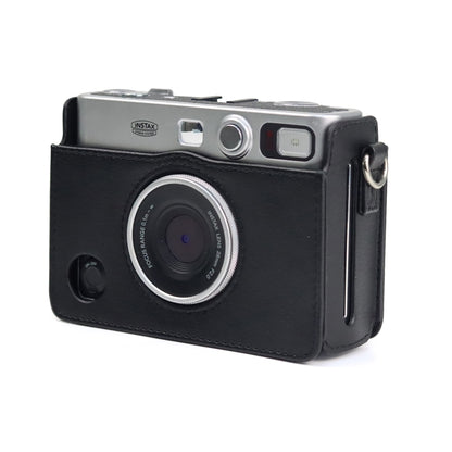 Retro Full Body กล้อง กระเป๋าหนัง PU พร้อมสายคล้องสำหรับ FUJIFILM instax mini Evo, For FUJIFILM instax mini Evo Retro