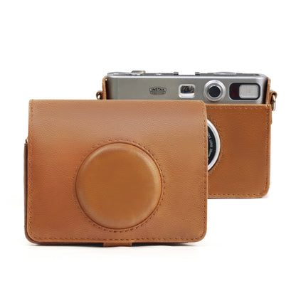 Retro Full Body กล้อง กระเป๋าหนัง PU พร้อมสายคล้องสำหรับ FUJIFILM instax mini Evo, For FUJIFILM instax mini Evo Retro
