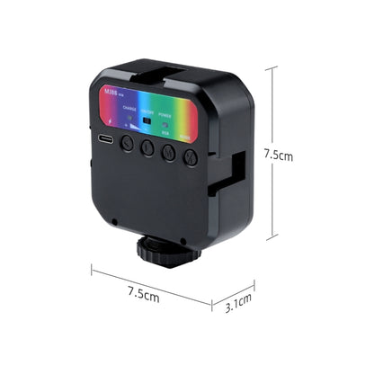 MJ88 กระเป๋า 3000-7000K + RGB สีเติมความงามกล้องมือถือการถ่ายภาพลำแสง LED Light ด้วยรีโมทคอนโทรล, MJ88
