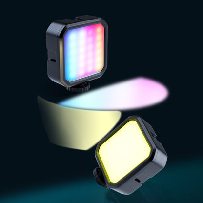 MJ88 กระเป๋า 3000-7000K + RGB สีเติมความงามกล้องมือถือการถ่ายภาพลำแสง LED Light ด้วยรีโมทคอนโทรล, MJ88