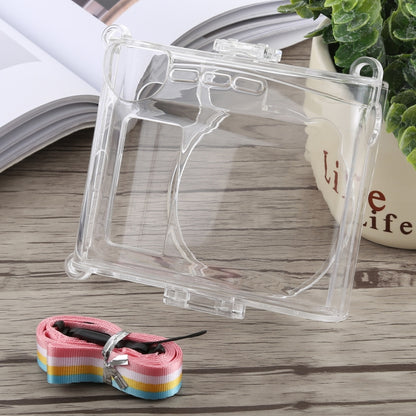 เคสคริสตัลเชลล์ป้องกันพร้อมสายรัดสำหรับ FUJIFILM instax mini 90, For FUJIFILM instax mini 90