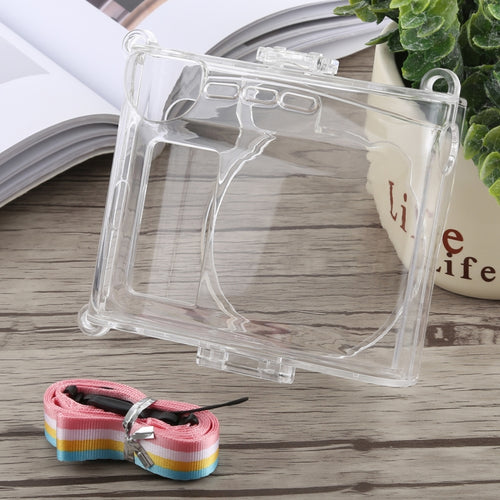 เคสคริสตัลเชลล์ป้องกันพร้อมสายรัดสำหรับ FUJIFILM instax mini 90, For FUJIFILM instax mini 90
