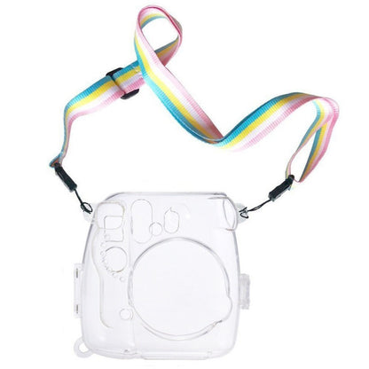 เคสคริสตัลเชลล์ป้องกันพร้อมสายรัดสำหรับ FUJIFILM instax mini 9 / mini 8+ / mini 8, For FUJIFILM instax mini 9