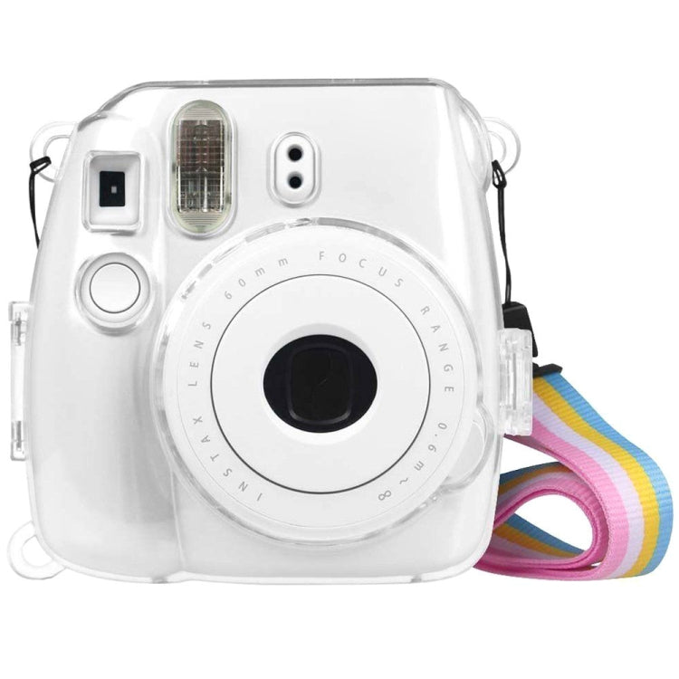 เคสคริสตัลเชลล์ป้องกันพร้อมสายรัดสำหรับ FUJIFILM instax mini 9 / mini 8+ / mini 8, For FUJIFILM instax mini 9