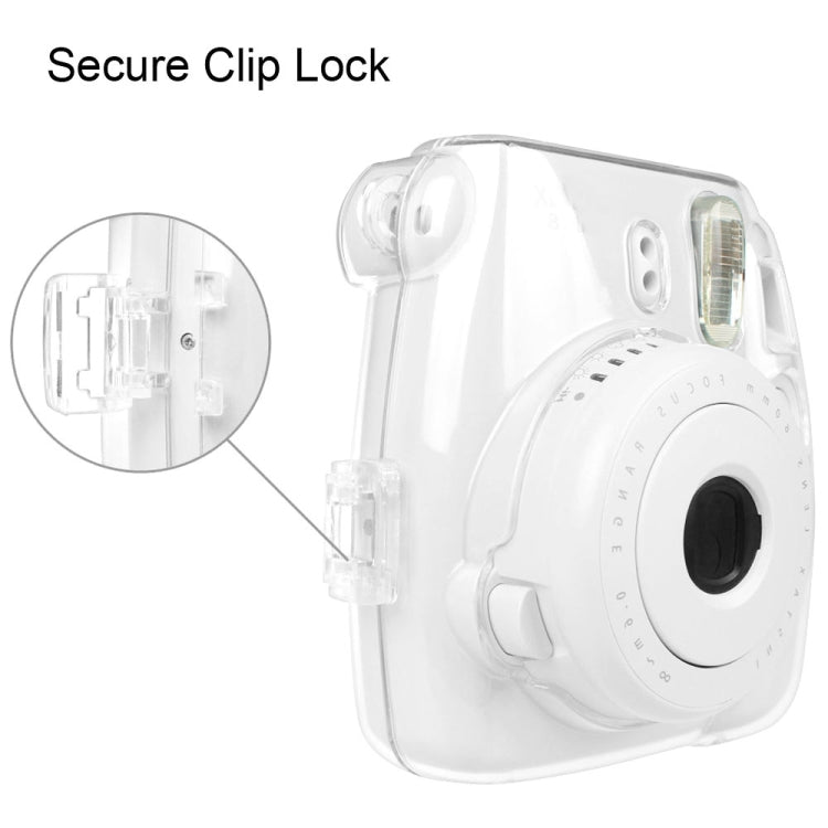 เคสคริสตัลเชลล์ป้องกันพร้อมสายรัดสำหรับ FUJIFILM instax mini 9 / mini 8+ / mini 8, For FUJIFILM instax mini 9