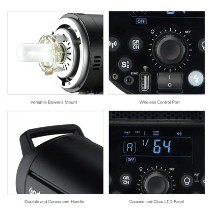 Godox DP600III สตูดิโอไฟแฟลช 600Ws Bowens Mount Studio Speedlight, DP600III