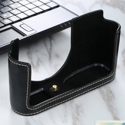 1/4 นิ้วด้ายกล้องหนัง PU ครึ่งเคสสำหรับ Leica Q2, For Leica Q2