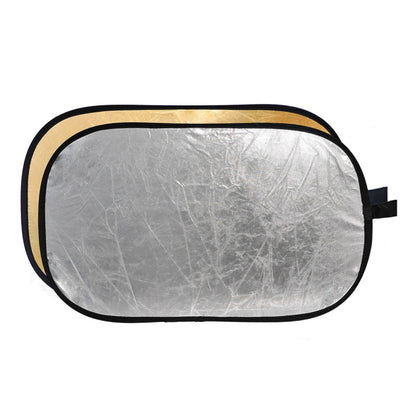 Godox FT01 2 in 1 แผ่นสะท้อนแสงทรงรีสีทอง / สีเงินขนาด: 150 x 200 ซม., 2 in 1 150 x 200cm