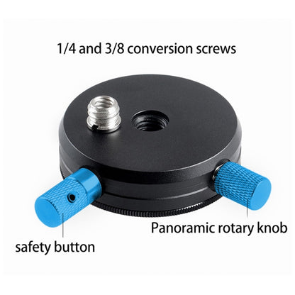 BEXIN QR-02 360 องศา Rotation Quick Release Head กล้อง ขาตั้ง แผ่นฐาน, QR-02 360