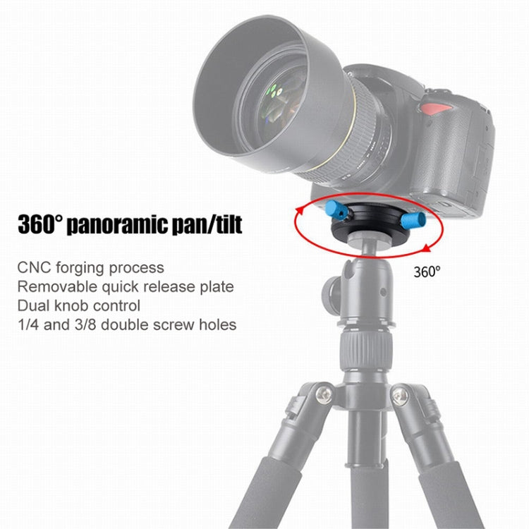 BEXIN QR-02 360 องศา Rotation Quick Release Head กล้อง ขาตั้ง แผ่นฐาน, QR-02 360
