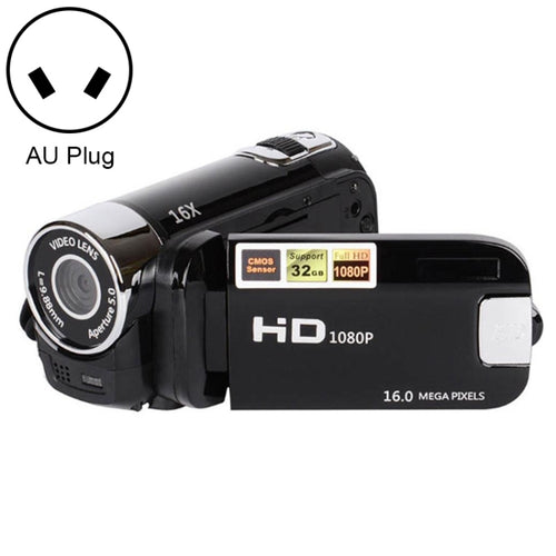 16X ซูมดิจิตอล HD 16 ล้านพิกเซลกล้อง DV สำหรับการเดินทางในบ้าน, ปลั๊ก AU, AU Plug