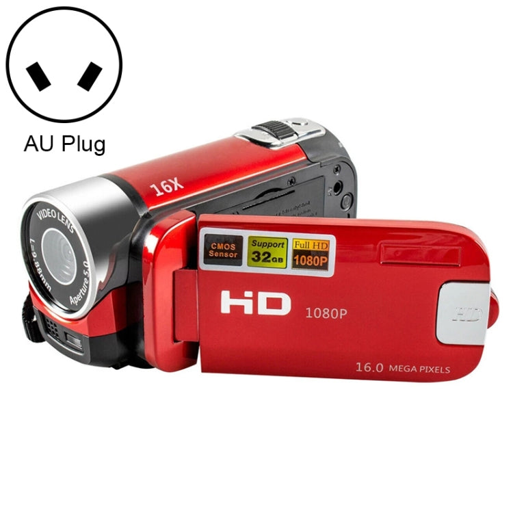 16X ซูมดิจิตอล HD 16 ล้านพิกเซลกล้อง DV สำหรับการเดินทางในบ้าน, ปลั๊ก AU, AU Plug