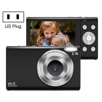 DC402 2.4 นิ้ว 44MP 16X ซูม 1080P กล้องดิจิตอล Full HD กล้องการ์ดเด็ก, ปลั๊ก US, US Plug
