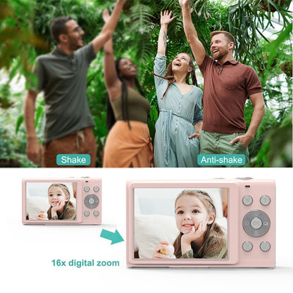 DC402 2.4 นิ้ว 44MP 16X ซูม 1080P กล้องดิจิตอล Full HD กล้องการ์ดเด็ก, ปลั๊ก US, US Plug