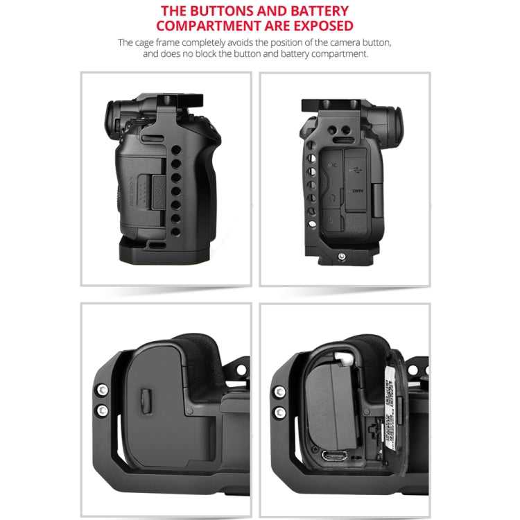 YELANGU C22-A YLG0334B-A กล้องวิดีโอโคลงกรงสำหรับ Canon EOS R5/R6/R, YLG0334B-A