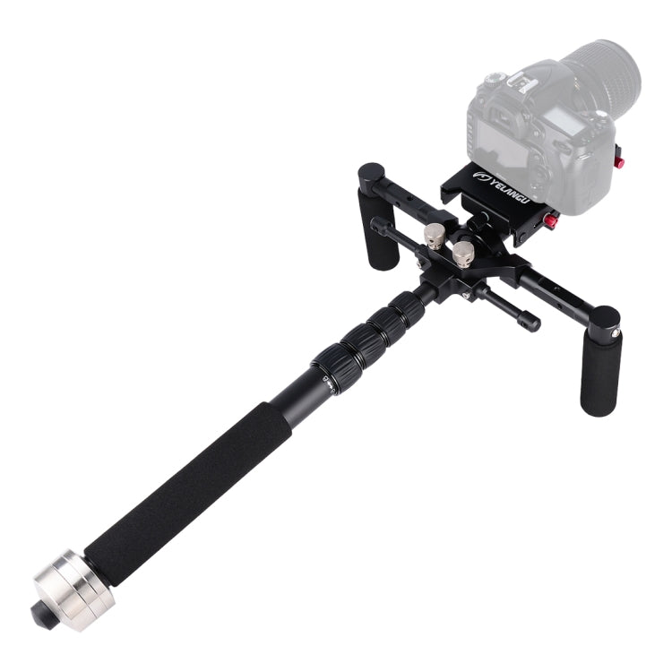 YELANGU S300 4 in 1 แท่นขุดเจาะมัลติฟังก์ชั่น + แท่นขุดเจาะมือถือคู่ + Monopod + โคลงสำหรับกล้อง / กล้อง SLR ช่วงความสูง: 63 ซม. - 170 ซม., YELANGU S300