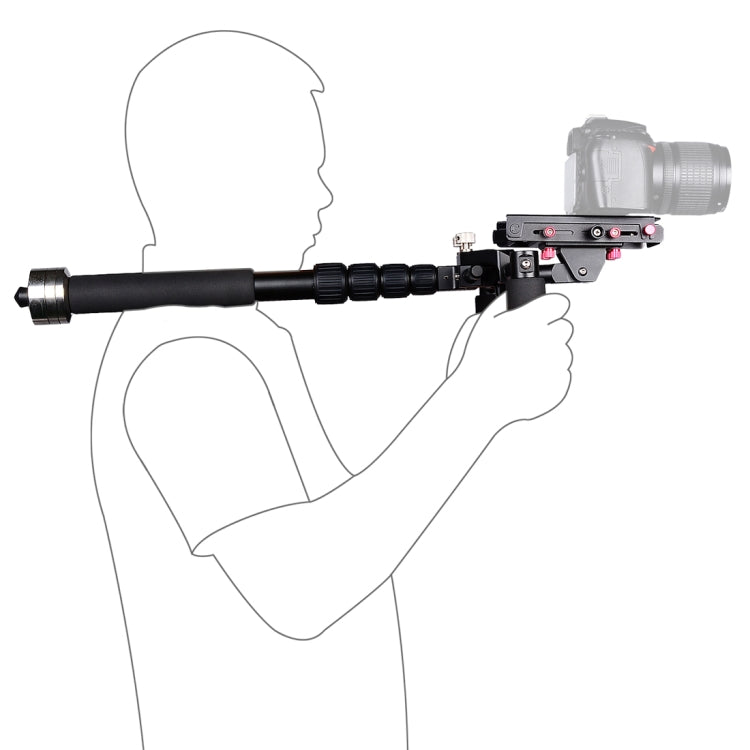 YELANGU S300 4 in 1 แท่นขุดเจาะมัลติฟังก์ชั่น + แท่นขุดเจาะมือถือคู่ + Monopod + โคลงสำหรับกล้อง / กล้อง SLR ช่วงความสูง: 63 ซม. - 170 ซม., YELANGU S300