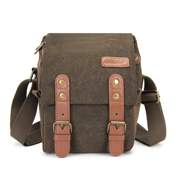 CADEN N1 Simple Retro Multifunctional Canvas กันน้ำกล้องดิจิตอลกระเป๋าถ่ายภาพ, N1 Simple Coffee, N1 Simple Beige White