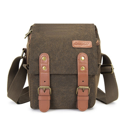 CADEN N1 Simple Retro Multifunctional Canvas กันน้ำกล้องดิจิตอลกระเป๋าถ่ายภาพ, N1 Simple Coffee, N1 Simple Beige White