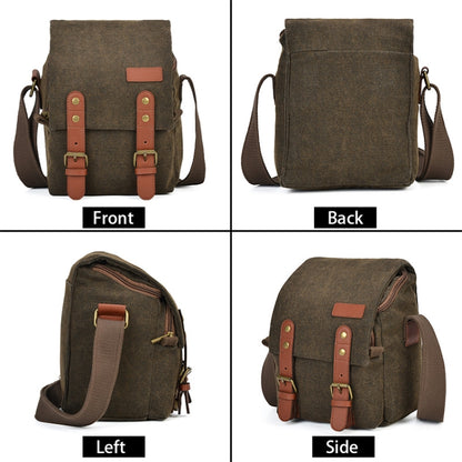CADEN N1 Simple Retro Multifunctional Canvas กันน้ำกล้องดิจิตอลกระเป๋าถ่ายภาพ, N1 Simple Coffee, N1 Simple Beige White