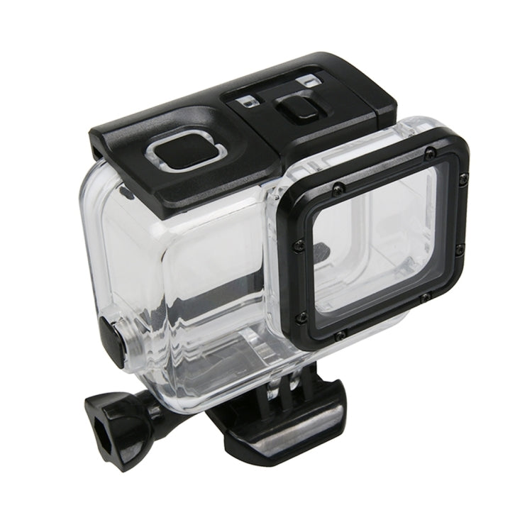 สำหรับ GoPro HERO6 / 5 หน้าจอสัมผัสเคสกันน้ำ 45 ม. พร้อมหัวเข็มขัดและสกรูพื้นฐานไม่จำเป็นต้องถอดเลนส์, 45m Waterproof