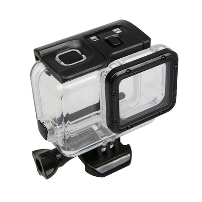 สำหรับ GoPro HERO6 / 5 หน้าจอสัมผัสเคสกันน้ำ 45 ม. พร้อมหัวเข็มขัดและสกรูพื้นฐานไม่จำเป็นต้องถอดเลนส์, 45m Waterproof