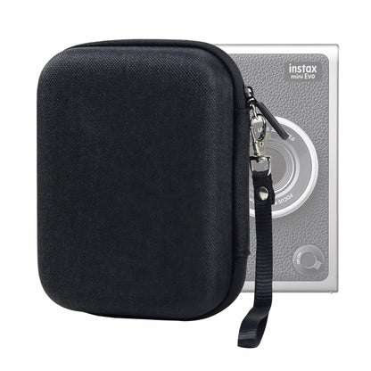 กระเป๋าเก็บกล่องเคสแข็งสำหรับ FUJIFILM Instax mini EVO, Fabric Pattern Black, Fabric Pattern Grey