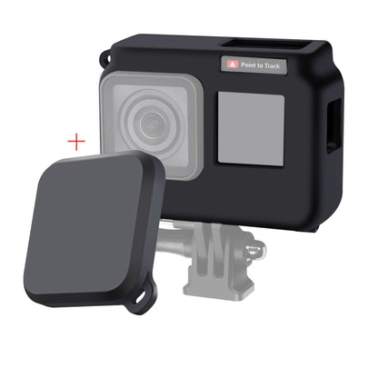 สำหรับ Insta360 One R 4K พร้อมกรอบเคสซิลิโคนกันกระแทกพร้อมฝาครอบเลนส์, 4K Case + Lens Cap