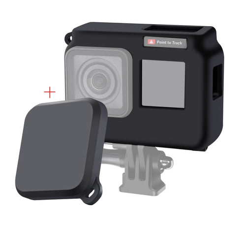 สำหรับ Insta360 One R 4K พร้อมกรอบเคสซิลิโคนกันกระแทกพร้อมฝาครอบเลนส์, 4K Case + Lens Cap