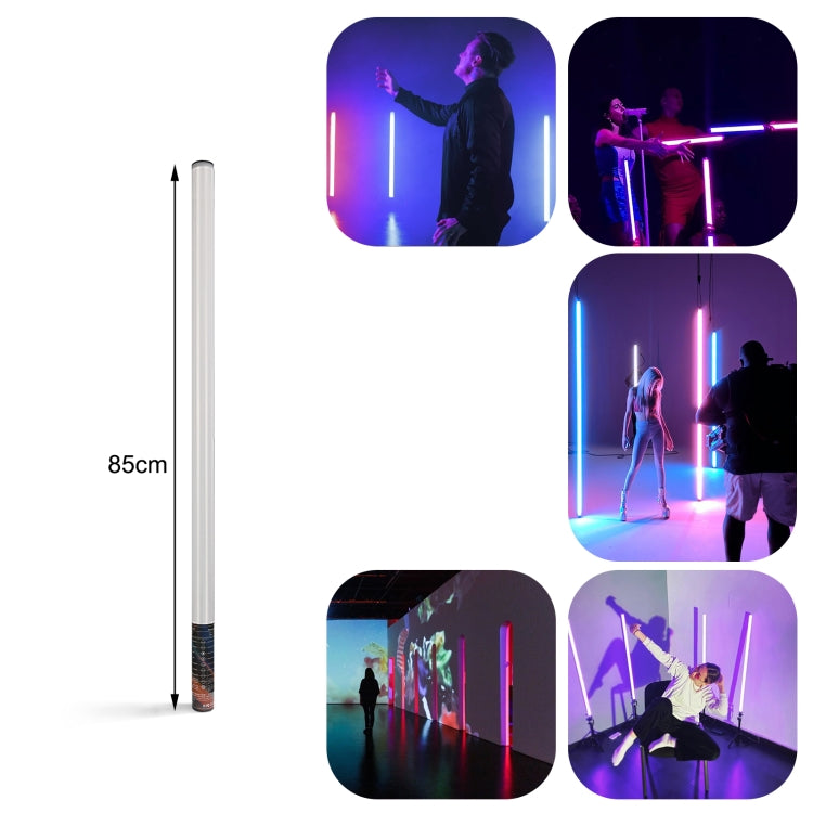 LUXCeO Mood1 85 ซม.RGB บรรยากาศที่มีสีสัน RHYTHM LED Stick มือถือวิดีโอเติมแสง,ไม่มีขาตั้งกล้อง, 85cm