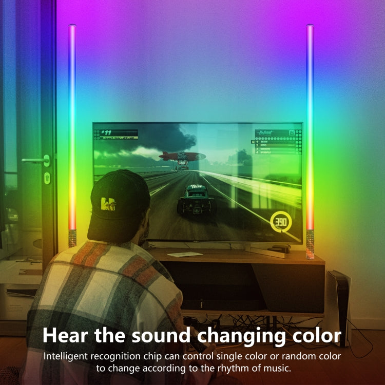 LUXCeO Mood1 85 ซม.RGB บรรยากาศที่มีสีสัน RHYTHM LED Stick มือถือวิดีโอเติมแสง,ไม่มีขาตั้งกล้อง, 85cm