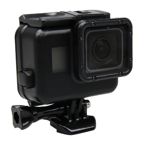 2 in 1 สำหรับ GoPro HERO5 หน้าจอสัมผัสฝาหลัง + กล่องป้องกันที่อยู่อาศัยกันน้ำ 45 ม. (ไม่จำเป็นต้องถอดเลนส์เมื่อติดตั้ง) พร้อมหัวเข็มขัดพื้นฐานและสกรูตะกั่ว, No Need to Disassemble Lens