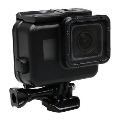 2 in 1 สำหรับ GoPro HERO5 หน้าจอสัมผัสฝาหลัง + กล่องป้องกันที่อยู่อาศัยกันน้ำ 45 ม. (ไม่จำเป็นต้องถอดเลนส์เมื่อติดตั้ง) พร้อมหัวเข็มขัดพื้นฐานและสกรูตะกั่ว, No Need to Disassemble Lens