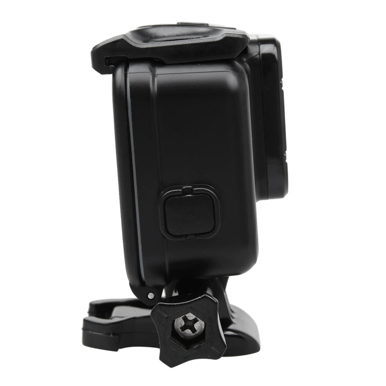2 in 1 สำหรับ GoPro HERO5 หน้าจอสัมผัสฝาหลัง + กล่องป้องกันที่อยู่อาศัยกันน้ำ 45 ม. (ไม่จำเป็นต้องถอดเลนส์เมื่อติดตั้ง) พร้อมหัวเข็มขัดพื้นฐานและสกรูตะกั่ว, No Need to Disassemble Lens
