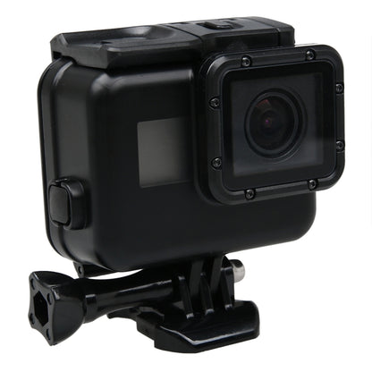 2 in 1 สำหรับ GoPro HERO6 / 5 หน้าจอสัมผัสฝาหลัง + กล่องป้องกันที่อยู่อาศัยกันน้ำ 45 ม. (ต้องถอดเลนส์เมื่อติดตั้ง) พร้อมหัวเข็มขัดพื้นฐานและสกรูตะกั่ว, Need to Disassemble Lens
