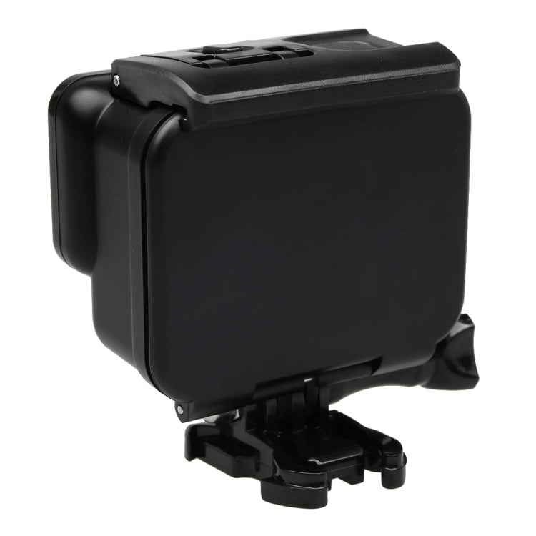 2 in 1 สำหรับ GoPro HERO6 / 5 หน้าจอสัมผัสฝาหลัง + กล่องป้องกันที่อยู่อาศัยกันน้ำ 45 ม. (ต้องถอดเลนส์เมื่อติดตั้ง) พร้อมหัวเข็มขัดพื้นฐานและสกรูตะกั่ว, Need to Disassemble Lens