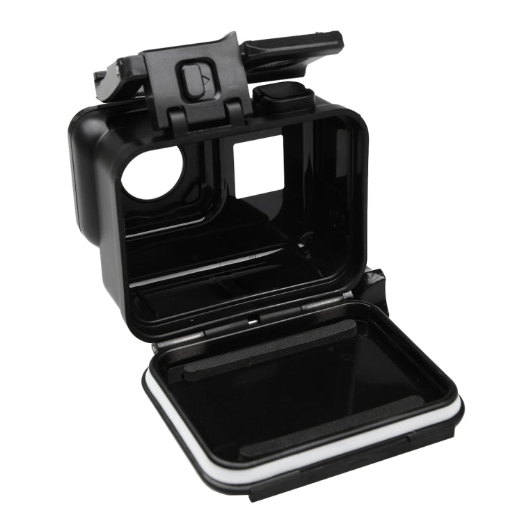 2 in 1 สำหรับ GoPro HERO6 / 5 หน้าจอสัมผัสฝาหลัง + กล่องป้องกันที่อยู่อาศัยกันน้ำ 45 ม. (ต้องถอดเลนส์เมื่อติดตั้ง) พร้อมหัวเข็มขัดพื้นฐานและสกรูตะกั่ว, Need to Disassemble Lens