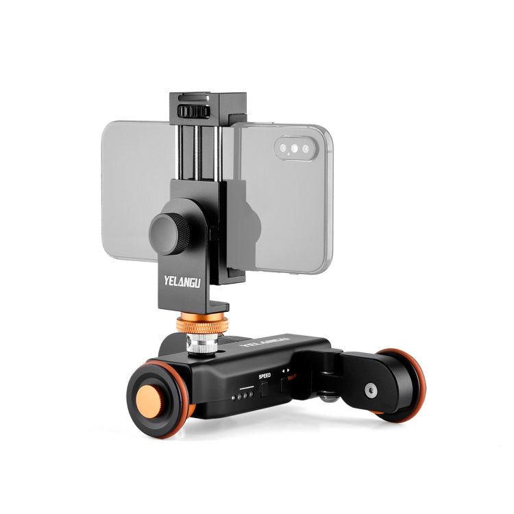 YELANGU L4X Camera Wheel Dolly + PC03 Phone Clamp with Remote, โหลด: 3kg, L4X Dolly+ PC03 Phone Clamp